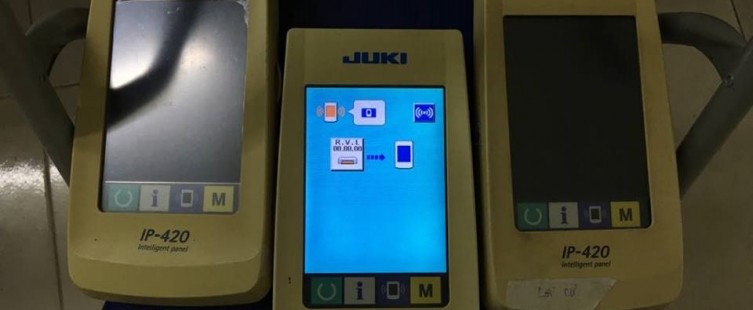 Chuyên sửa chữa màn hình máy may JUKI IP-420, JUKI IP-410 lỗi hiển thị và không nhận cảm ứng . Hotline: 0942.043.053(zalo) hoặc 0977.130.973 (zalo)